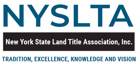 NYSLTA — New York State Land Title Association
